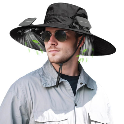 Solar Powered Fan Hat