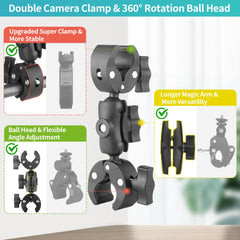 Double Clamp Umbrella Pole Clamp