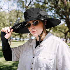 Solar Powered Fan Hat