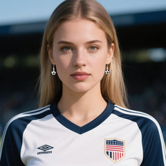 Soccer Drop Sport Earrings