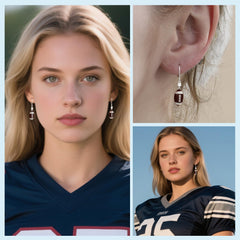 Football Drop Sport Earrings