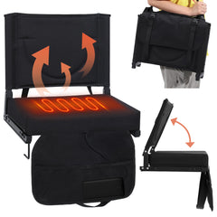 Heated Stadium Seats with Backrest