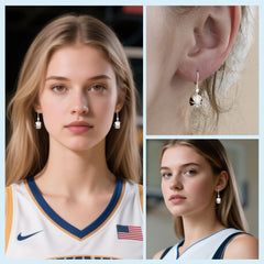 Basketball Drop Sport Earrings