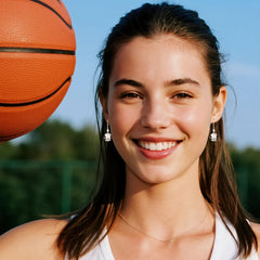Basketball Drop Sport Earrings