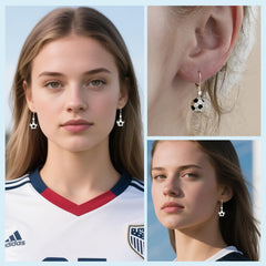 Soccer Drop Sport Earrings