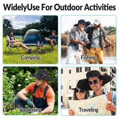 Solar Powered Fan Hat