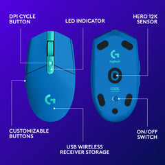 Logitech G305 LIGHTSPEED Wireless Gaming Mouse