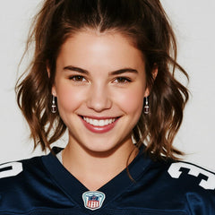 Football Drop Sport Earrings