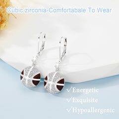 Basketball Drop Sport Earrings