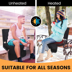 Heated Stadium Seats with Backrest