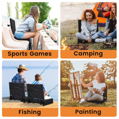 Heated Stadium Seats with Backrest