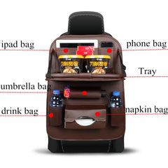 Car Seat Back Organizer with Table