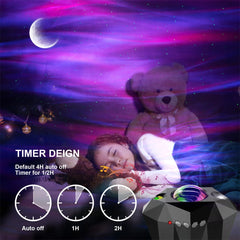 Northern Lights Star Projector Bluetooth Speaker